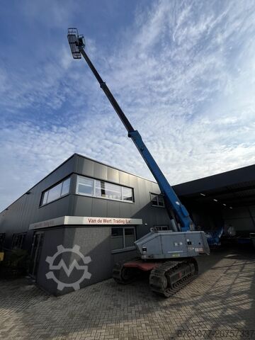 Raupenarbeitsbühne AICHI SR18A, Teleskoparbeitsbühne, ISUZU Diesel, Gummipads, Baujahr 2007 AICHI SR18A telescoop hoogwerker ISUZU diesel rubber pads 2007 AICHI