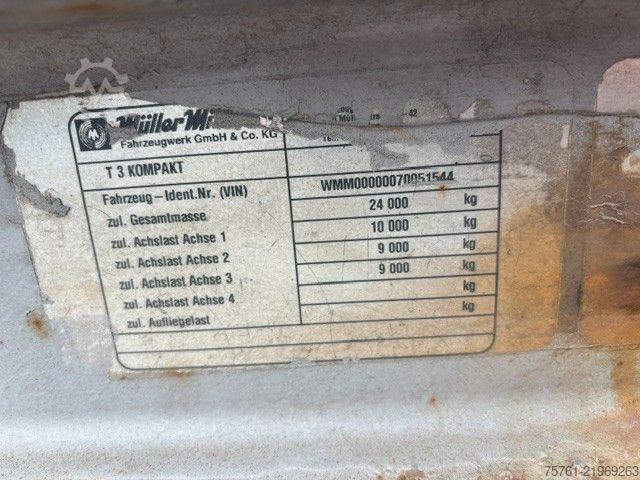 Tieflader Anhänger MÜLLER-MITTELTAL T3 Kompakt 30,0