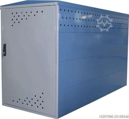 Bicycle garage base unit, single, dimensions: W850 x H1250 x D2050 mm - 1 piece  