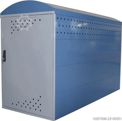 Bicycle garage, basic model EH, single; dimensions: W 850 x H 1350 x D 2050 mm - 1 unit  