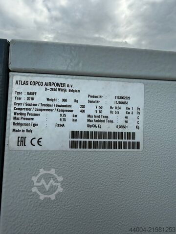 Kolbenkompressor Atlas Copco GA 5 FF