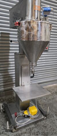 Volumetric Pedestal Auger Filler Webb Automation GWA Easifill Powder Filler