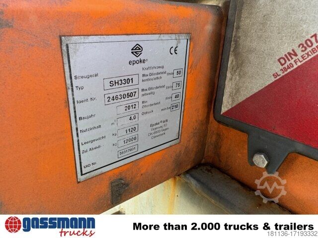 Landmaschine Sirius SH 3301 Salzstreuer, abrollbar, ca. 4m³