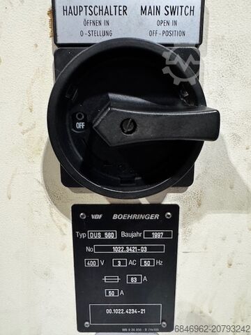 Cycle-controlled lathe VDF Boehringer DUS 560