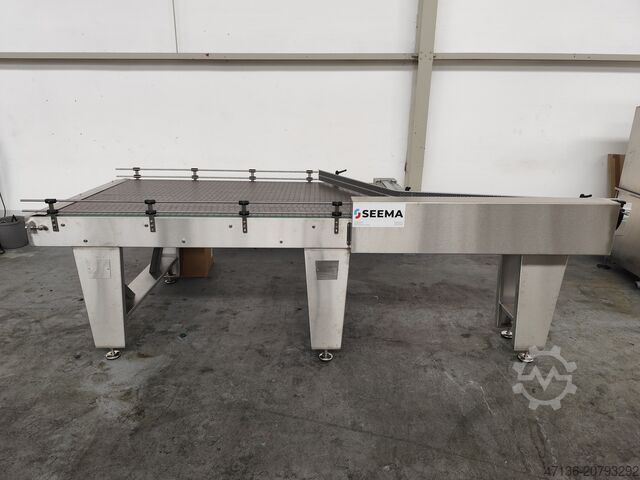 Förderband für Depalettierung mit 15 Ketten