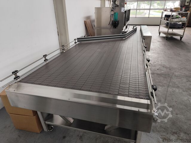 Förderband für Depalettierung mit 15 Ketten