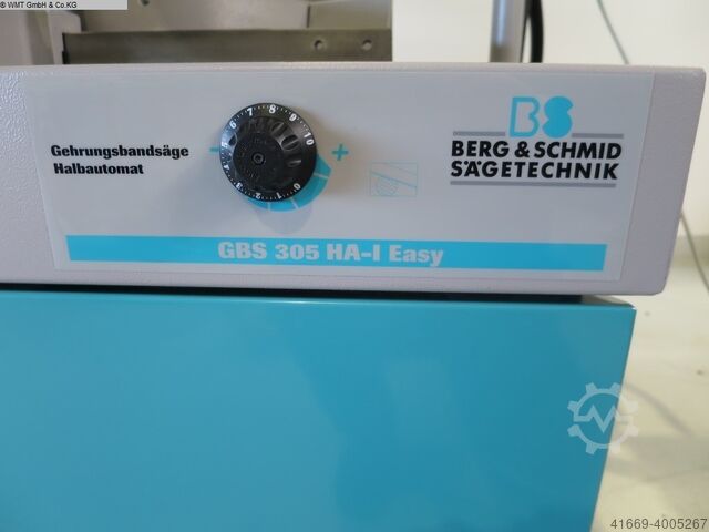Bandsäge - horizontal BERG & SCHMID GBS 305 HA-I Easy