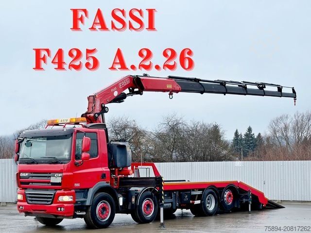 Autokran DAF 85.510*ABSCHLEPPWAGEN 8,00m+ FASSI F4 A.2.26