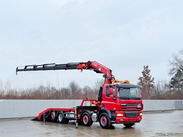 Autokran DAF 85.510*ABSCHLEPPWAGEN 8,00m+ FASSI F4 A.2.26