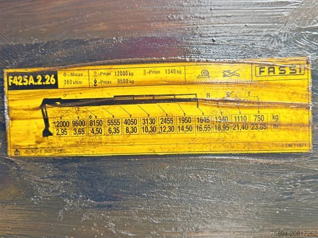 Autokran DAF 85.510*ABSCHLEPPWAGEN 8,00m+ FASSI F4 A.2.26