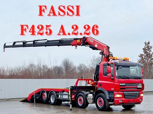 Abschleppwagen DAF 85.510*ABSCHLEPPWAGEN 8,00m+ FASSI F4 A.2.26