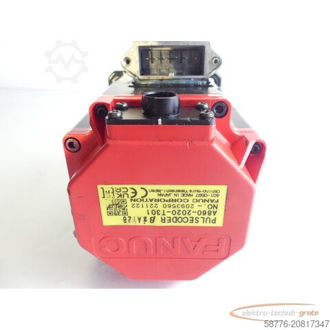 Steuerung Fanuc A06B-0061-B003 AC Servomotor SN: C22ZF179D mit Pulsecoder A860-2020-T301