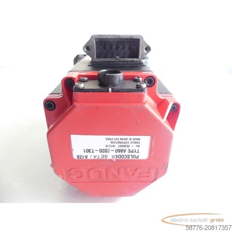Steuerung Fanuc A06B-0062-B103 AC Servomotor SN: C201F084B mit Pulsecoder A860-2020-T301