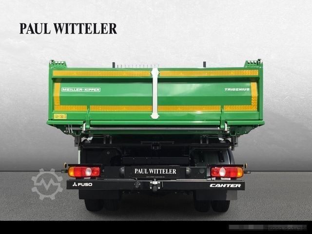 Three-way tipper van MITSUBISHI Canter 7C18 Meiller-Trigenius-Dreiseitenkipper