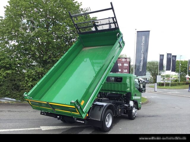 Three-way tipper van FUSO Canter 7C18 Meiller-Trigenius-Dreiseitenkipper