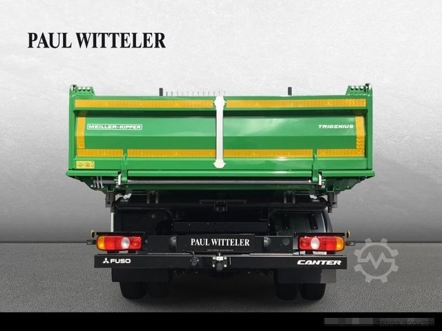Three-way tipper van FUSO Canter 7C18 Meiller-Trigenius-Dreiseitenkipper