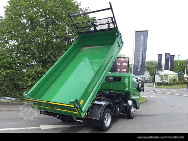 Three-way tipper van FUSO Canter 7C18 Meiller-Trigenius-Dreiseitenkipper