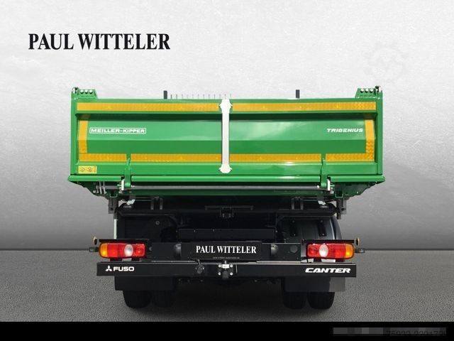 Three-way tipper van MITSUBISHI Canter 7C18 Meiller-Trigenius-Dreiseitenkipper