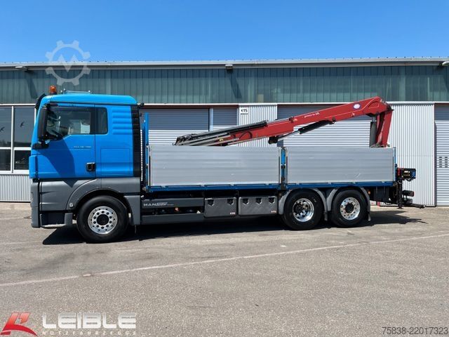 Truck mounted crane MAN TGX 26.480*HMF-Kran*Lift-Lenkachse*Vollluft*