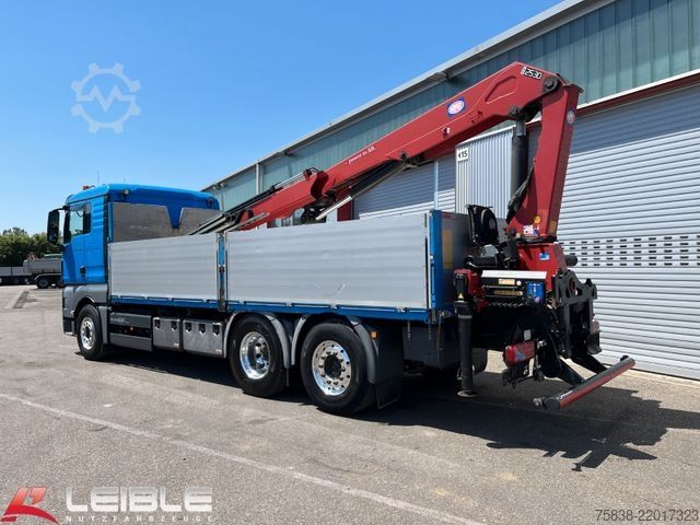 Truck mounted crane MAN TGX 26.480*HMF-Kran*Lift-Lenkachse*Vollluft*