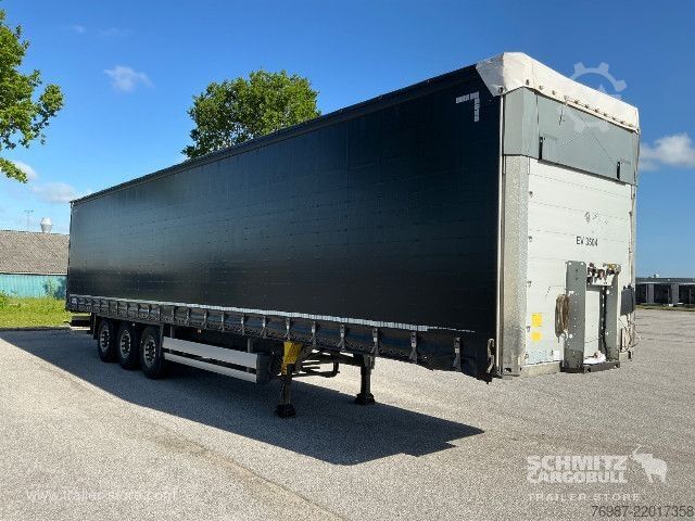 Auflieger mit Pritsche & Plane Schmitz Cargobull Curtainsider Standard