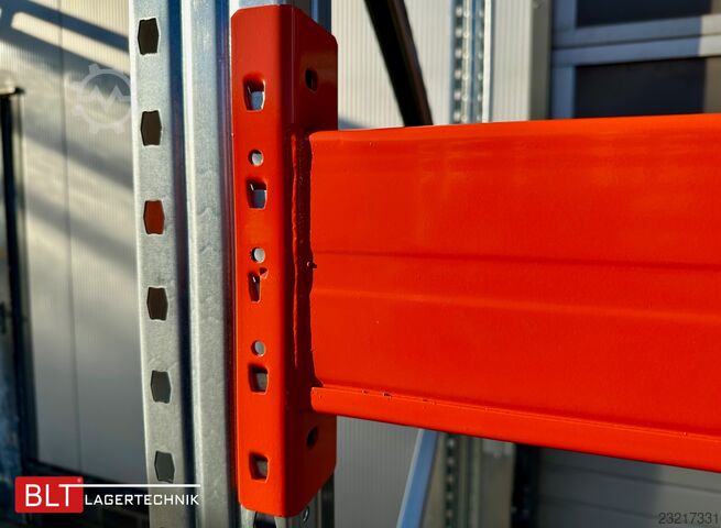 Heavy-duty shelf ca. 14 lfm. Palettenregale H: 500cm Fachlast: 4500 kg , 60 Palettenplätze