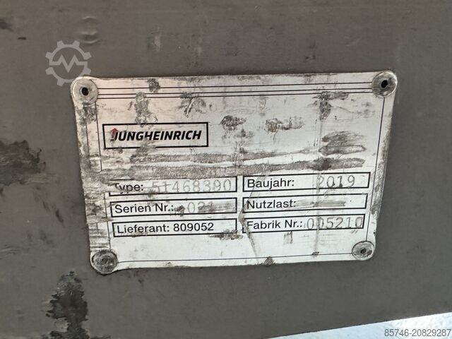 EKS 312 - Plattform L x B = 2000 x 1400 mm !! Triplex FFL !! JUNGHEINRICH EKS 312 - platform L x W = 2000 x 1400 MM !! Triplex FFL !!