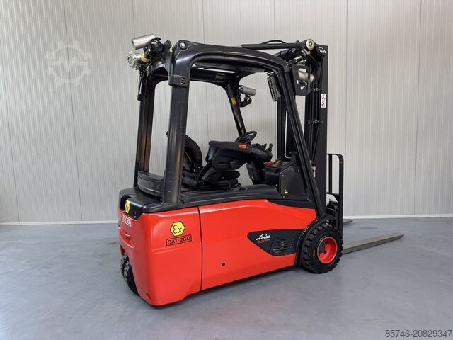 E 20 L - 386 / 02 Evo - Atex Proplan EX 2GD / Zone 1 - 21 - 22 * Triplex FFL !! NEUE Batterie !! LINDE E 20 L - 386 / 02 Evo - Atex Proplan EX 2GD / Zone 1 - 21 - 22 * Triplex FFL !! NEW battery !!