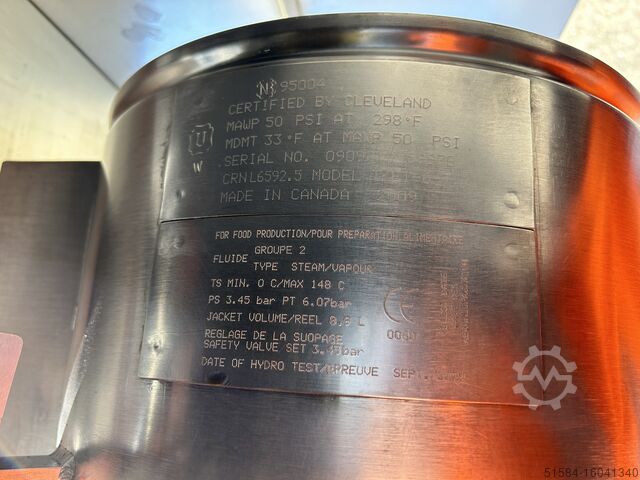 Kochgefäß Cleveland TKET-6-T