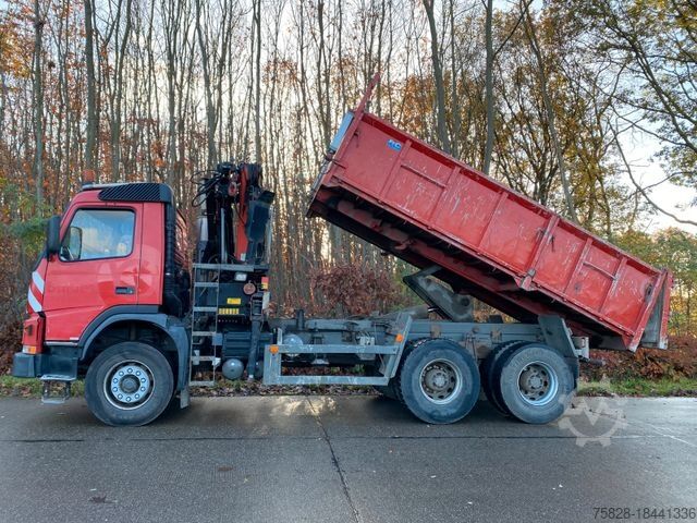 Kipper LKW VOLVO FM12 380 / Kipper / Kran Palfinger PK13000A