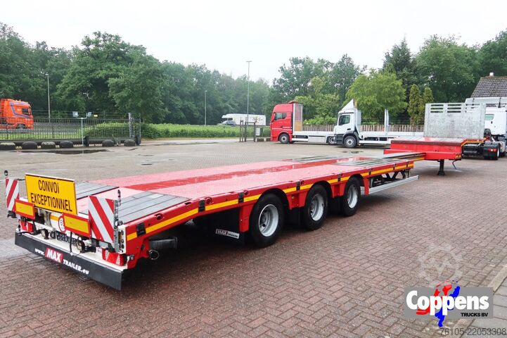 Semi low loader Max Trailer Max 100-F-S43-1AAF Uitschuifbaar 450cm