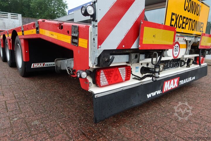 Semi low loader Max Trailer Max 100-F-S43-1AAF Uitschuifbaar 450cm