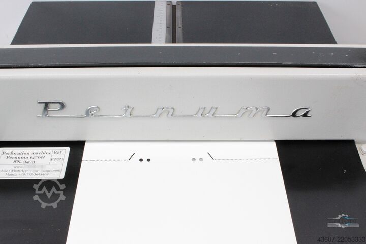 Nut - Perforiermaschine / Creasing - Perforation machine Pernuma 1470H