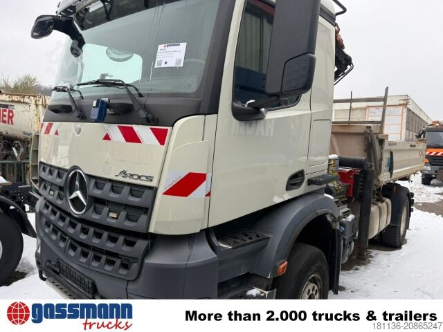 Kipper LKW Mercedes-Benz Arocs 1848 K 4x2, Retarder, Palfinger PK 20001-K,