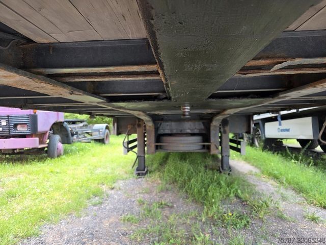Open semitrailer with tarp SCHWARZMÜLLER Jumbo mit Bordwänden und Schwanenhals