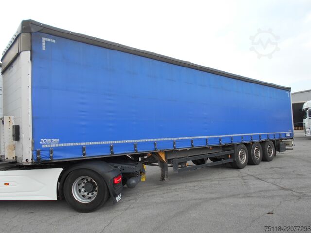 Open semitrailer with tarp SCHMITZ SCS24L