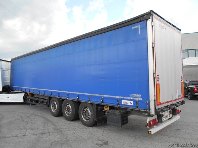 Open semitrailer with tarp SCHMITZ SCS24L