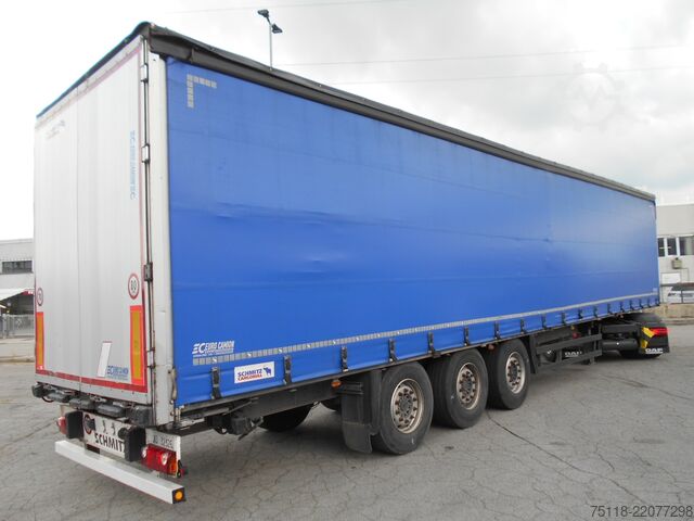 Open semitrailer with tarp SCHMITZ SCS24L
