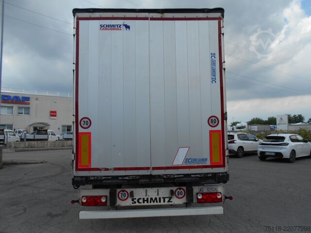 Open semitrailer with tarp SCHMITZ SCS24L