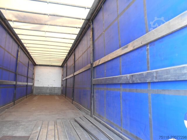 Open semitrailer with tarp SCHMITZ SCS24L