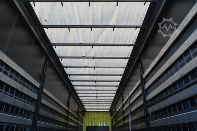 Auflieger mit Pritsche & Plane KRONE 2 Achs Planenauflieger - Ladebordwand