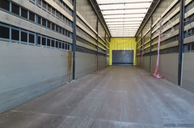 Auflieger mit Pritsche & Plane KRONE 2 Achs Planenauflieger - Ladebordwand