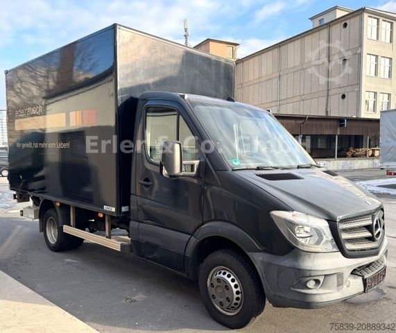 Transporter mit Koffer MERCEDES-BENZ Sprinter II 513, Koffer, LBW, 3 Sitze, 80