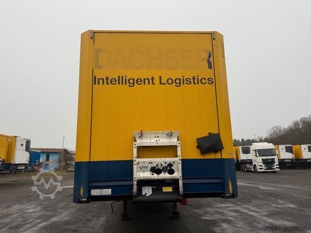 Box semitrailer KRONE 3x SDK 27 Dry Liner Textilkoffer /Doppelstock