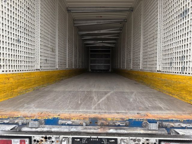Box semitrailer KRONE 3x SDK 27 Dry Liner Textilkoffer /Doppelstock