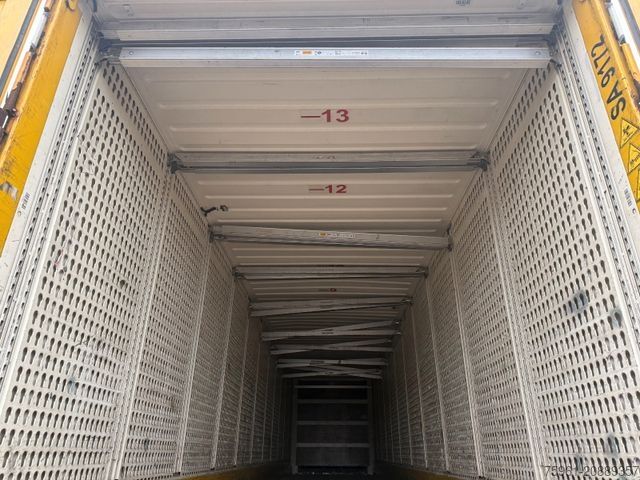 Kofferauflieger KRONE 3x SDK 27 Dry Liner Textilkoffer /Doppelstock