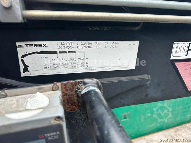 LKW mit Pritsche (offen) MAN TGS 26.320 6x2 Euro4 Pritsche + Terex Ladekran