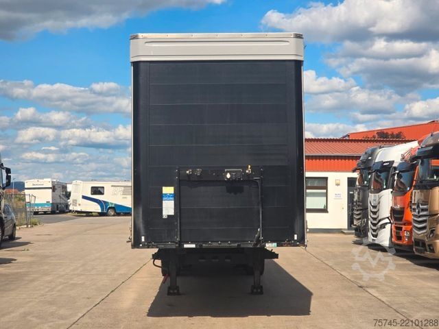 Open semitrailer with tarp KÖGEL S 24 * 1. HAND * HUBDACH * OHNE BESCHRIFTUNG *