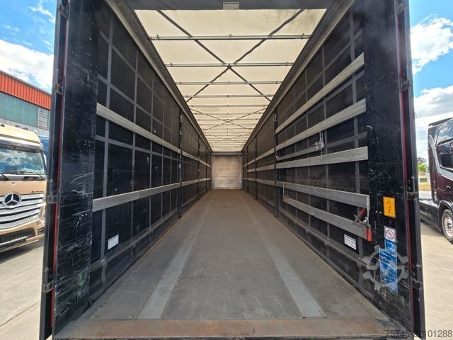 Open semitrailer with tarp KÖGEL S 24 * 1. HAND * HUBDACH * OHNE BESCHRIFTUNG *
