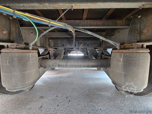 Open semitrailer with tarp KÖGEL S 24 * 1. HAND * HUBDACH * OHNE BESCHRIFTUNG *
